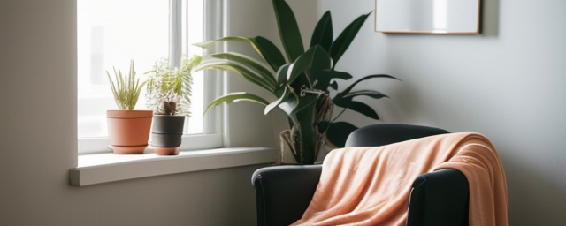 Calm, quiet salon space